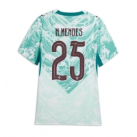 Dres Portugalsko Nuno Mendes #25 Preč pre Ženy MS 2026 Krátky Rukáv